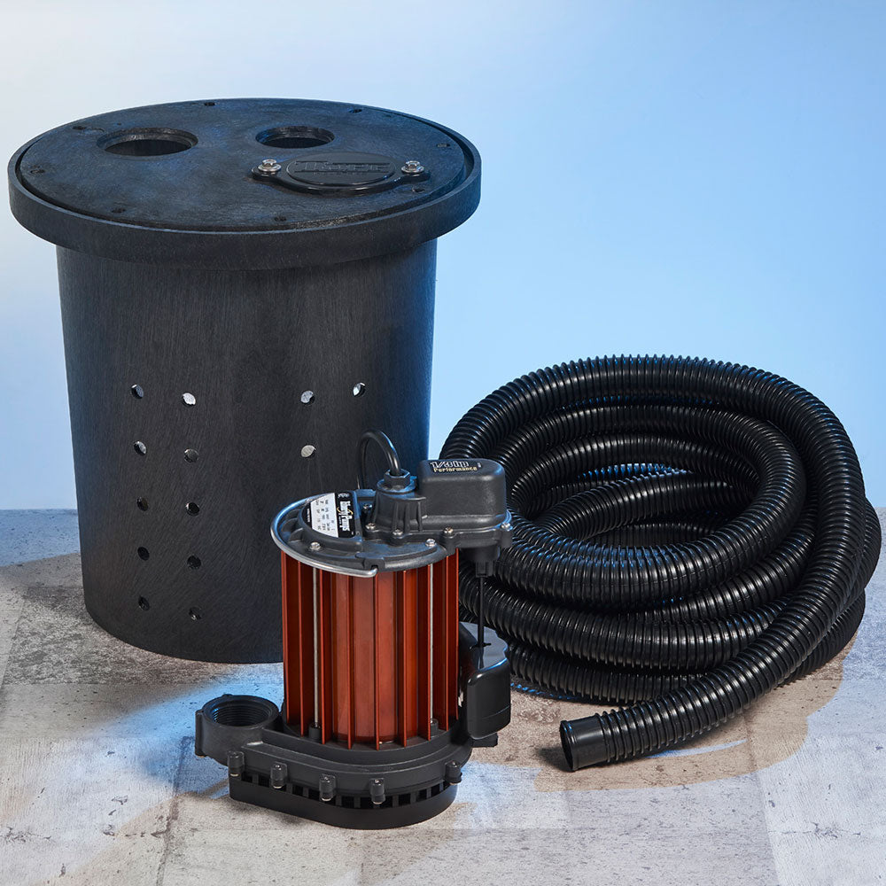 Crawl Space Sump Pump with Kit