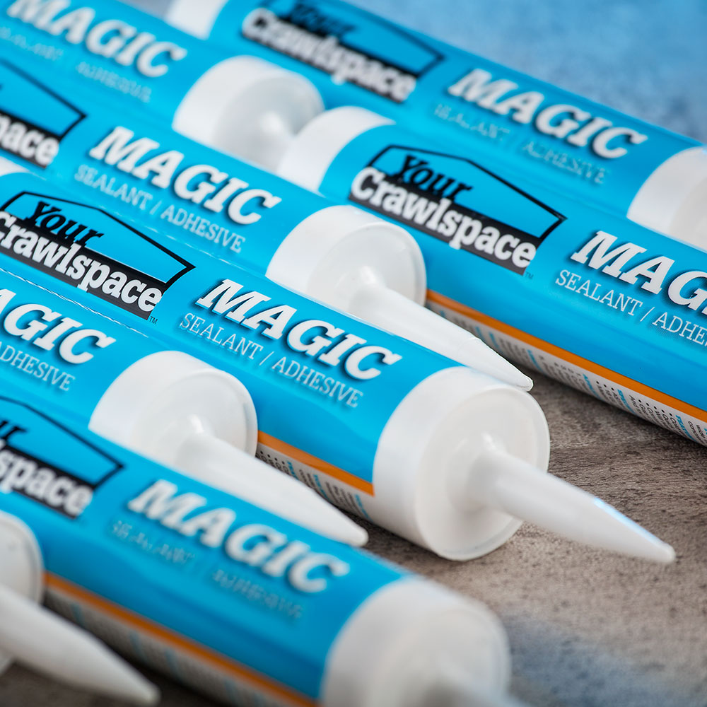 Magic Sealant Adhesive  Your Crawlspace™ Vapor Barrier SystemsYour  Crawlspace