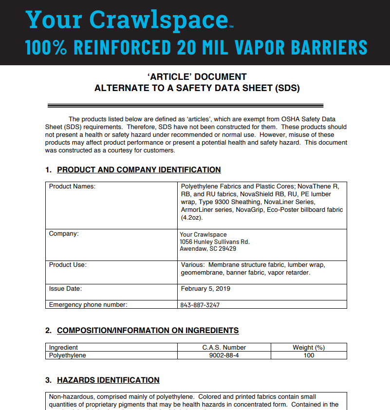 Safety Data Sheet