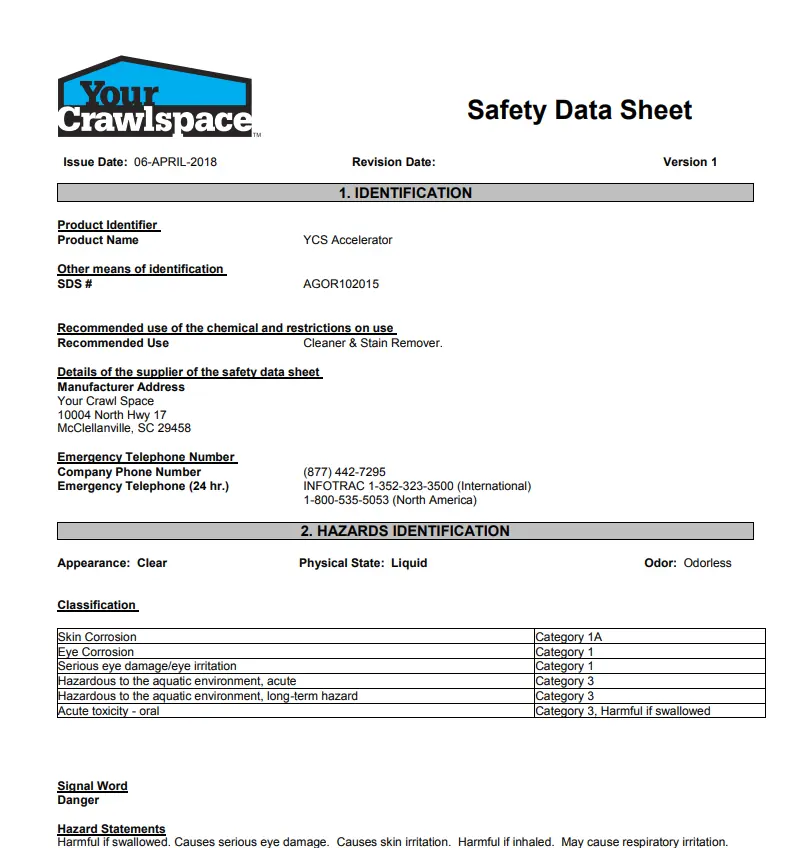 ycs-activator-sds-sheet